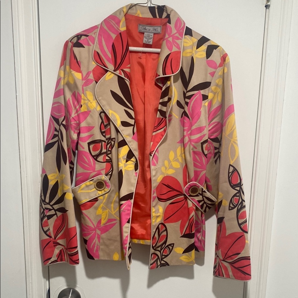 Colorful Floral Women's Jacket